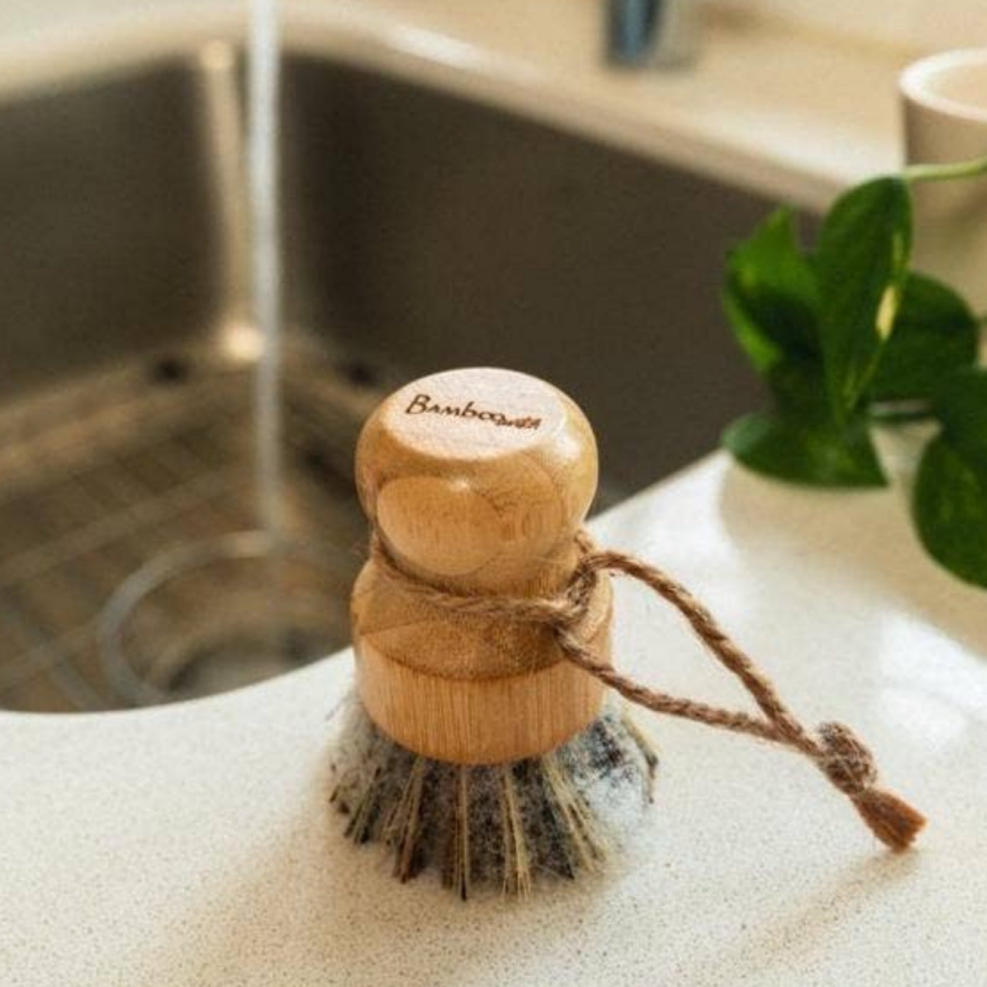 Bamboo Pot Brush